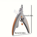 Pet Nail Clipper with LED Light and Magnifier – Safe Trimming Tool for Small Medium Large Dogs Cats, Professional Home Grooming Kit