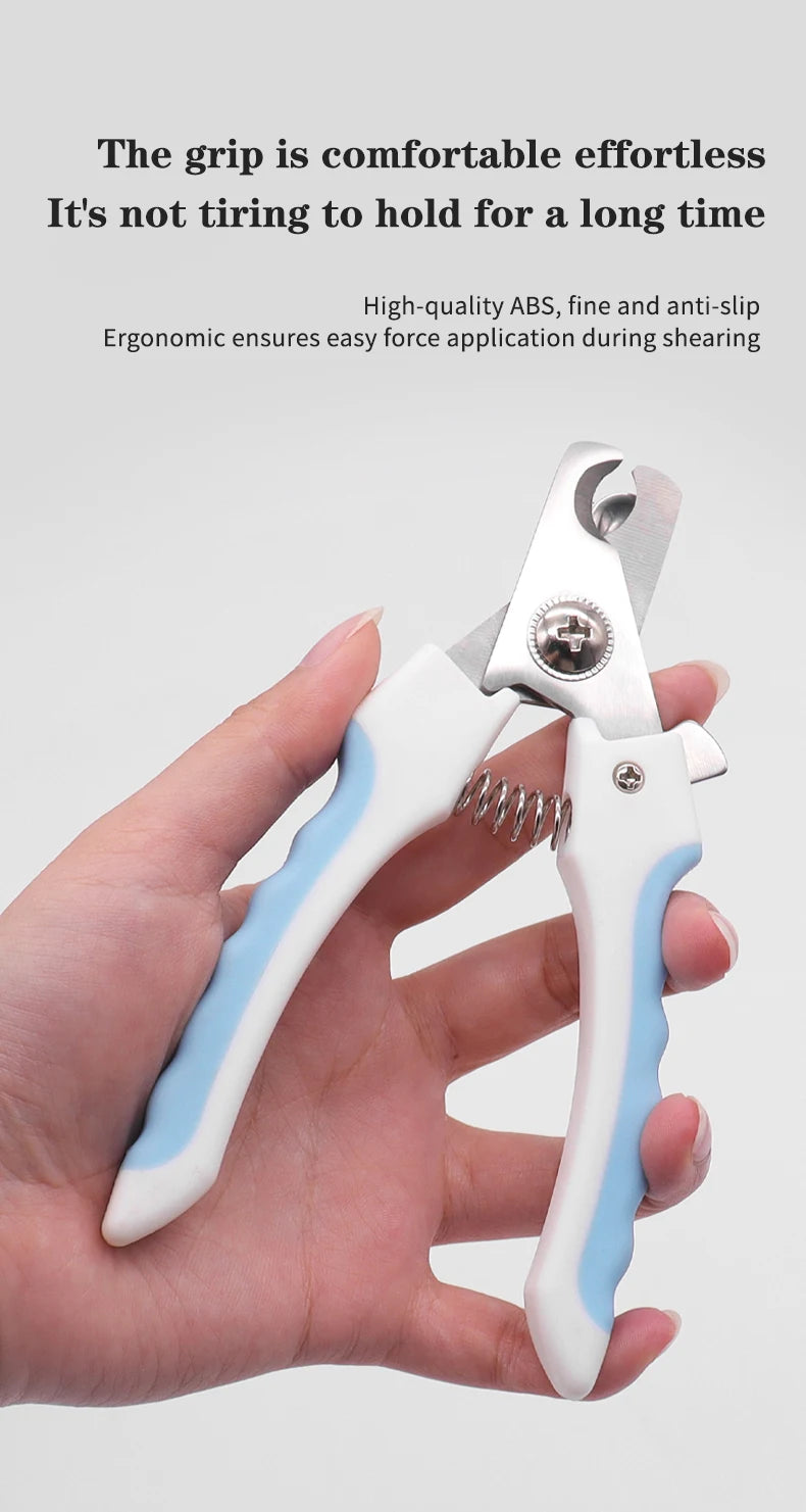 Pet Nail Clippers Professional Dog Cat Nail Trimmer Labor Saving Multifunctional Nail Cutter Pet Grooming Supplies