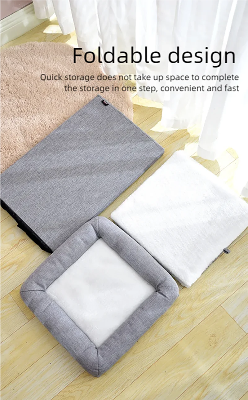 Cat's nest is warm in winter, removable and washable, fully enclosed and easy to clean, large and foldable, suitable for all sea
